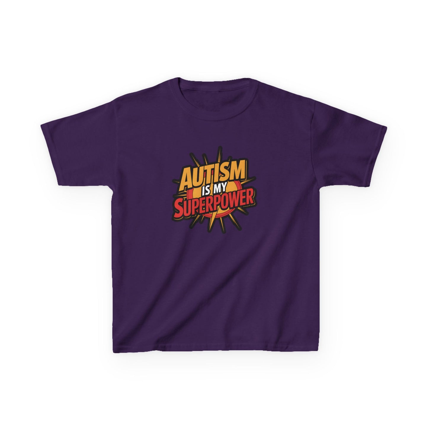 Autism Is My Superpower Kids Cotton Tee