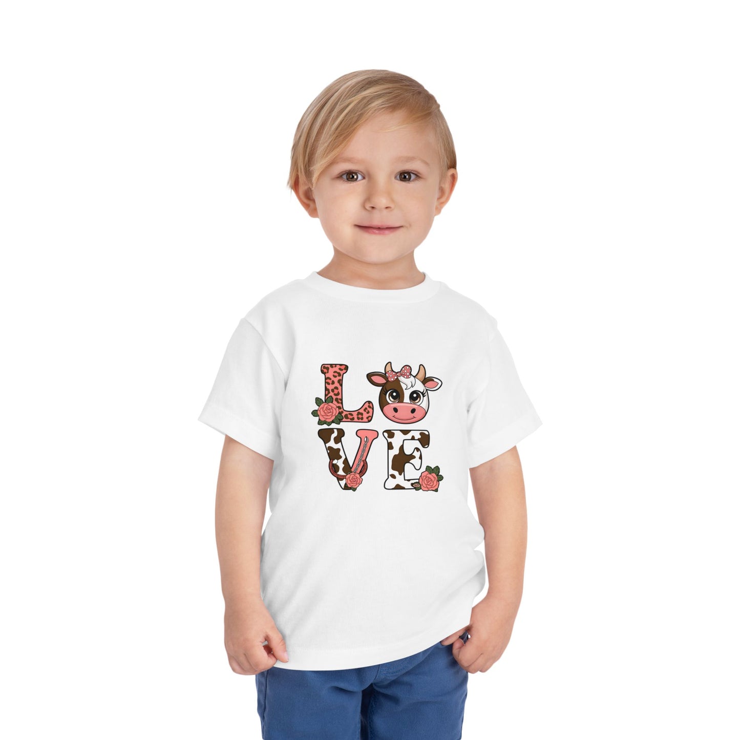 Toddler Cow Valentine Tee