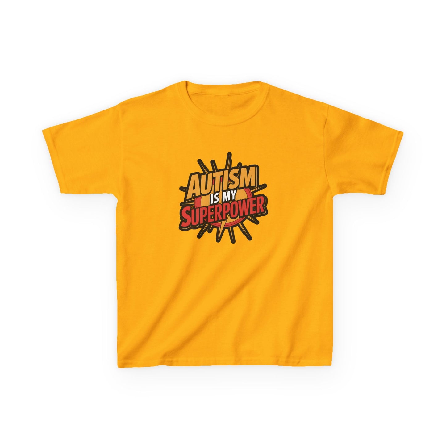 Autism Is My Superpower Kids Cotton Tee