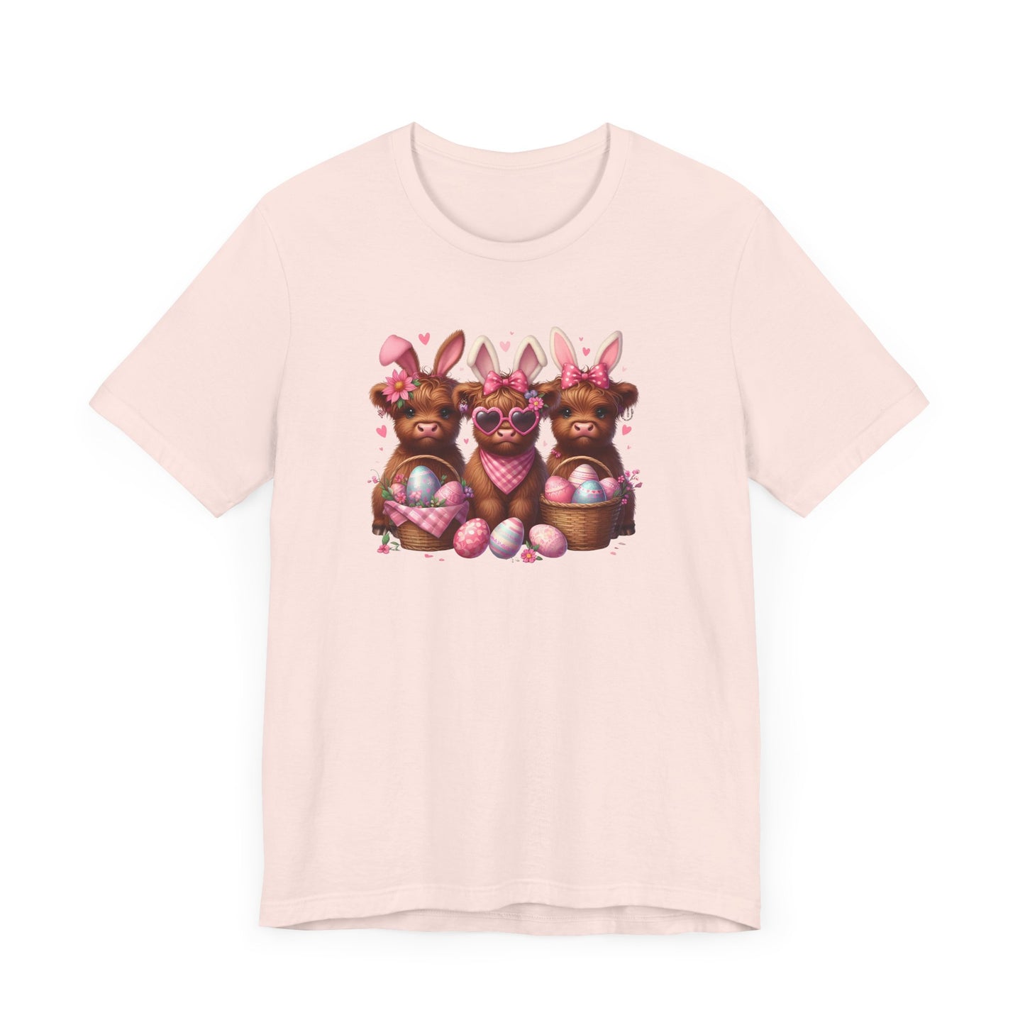 Easter Bunny Cow Unisex Tee