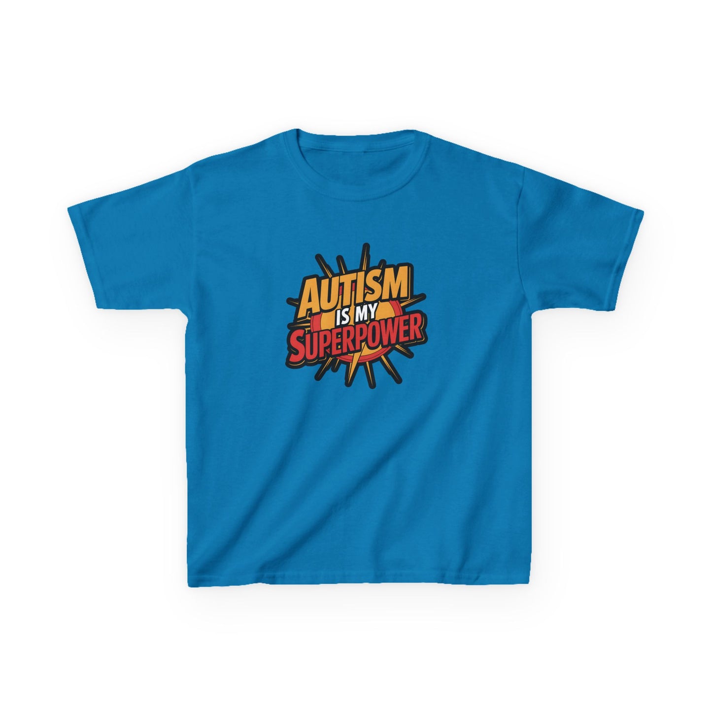 Autism Is My Superpower Kids Cotton Tee