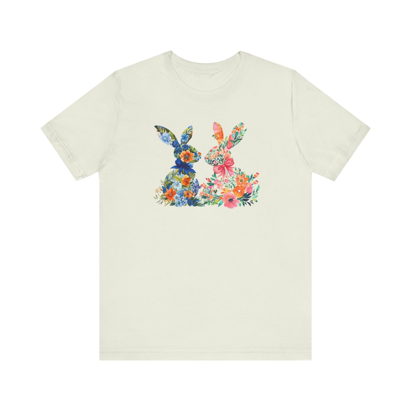 Pink and Blue Easter Bunny Tee