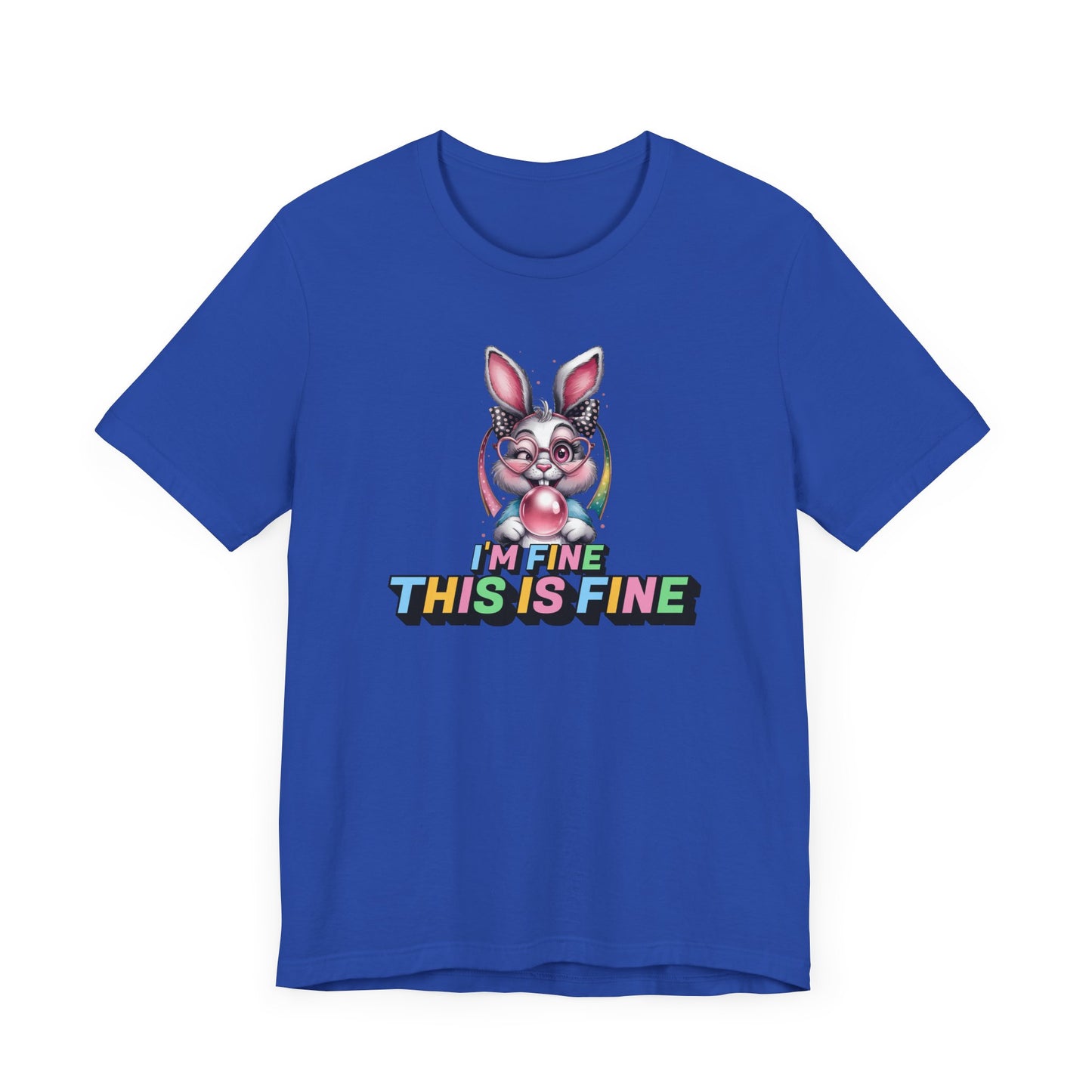 Playful Bunny Graphic Tee - Fun, Casual Style for Everyday Wear, Perfect for Spring, Easter, Animal Lovers, Gifts