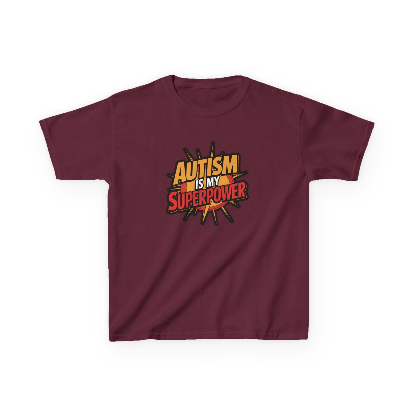 Autism Is My Superpower Kids Cotton Tee