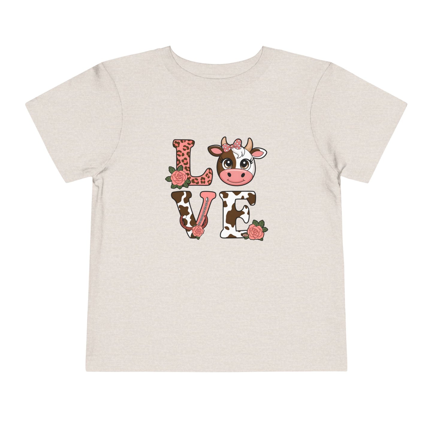 Toddler Cow Valentine Tee