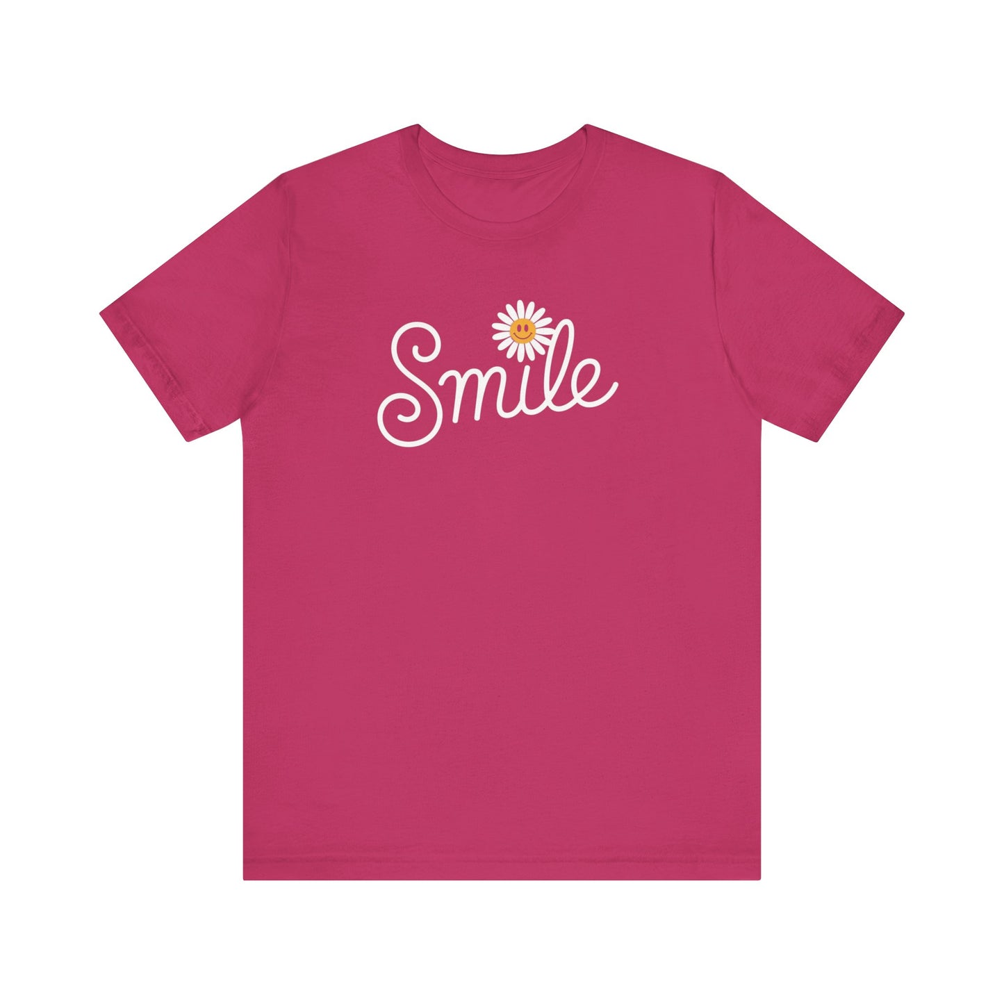 Smile Graphic Unisex Jersey Tee - Casual Comfort for All Occasions