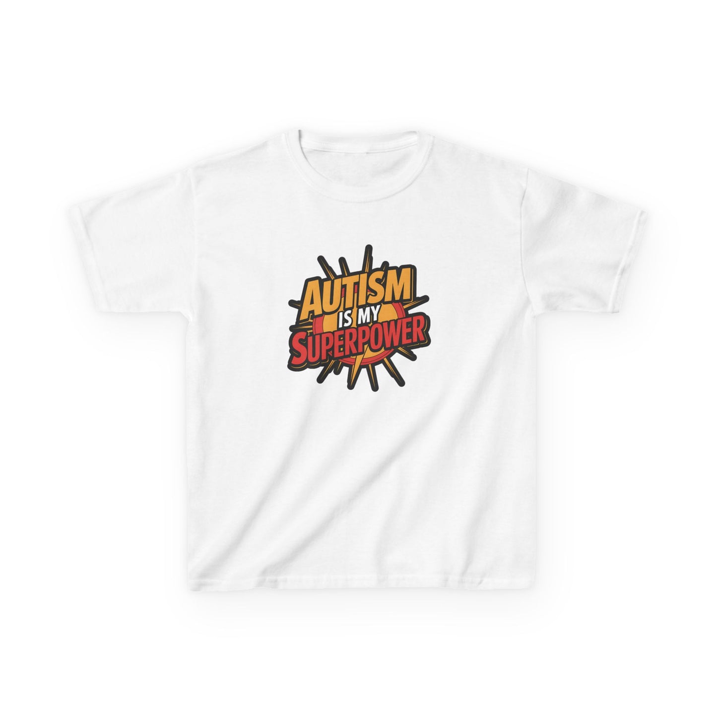 Autism Is My Superpower Kids Cotton Tee