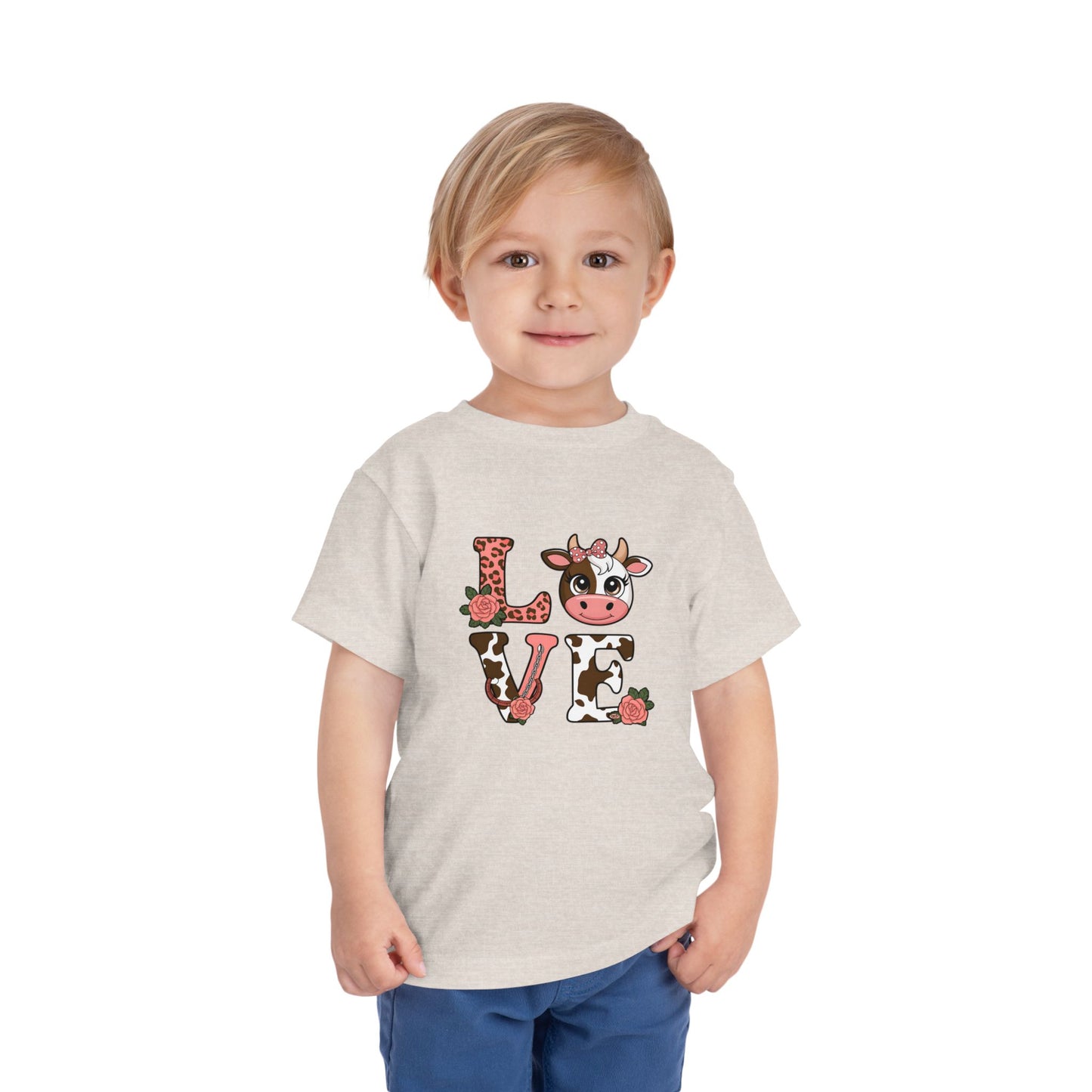 Toddler Cow Valentine Tee