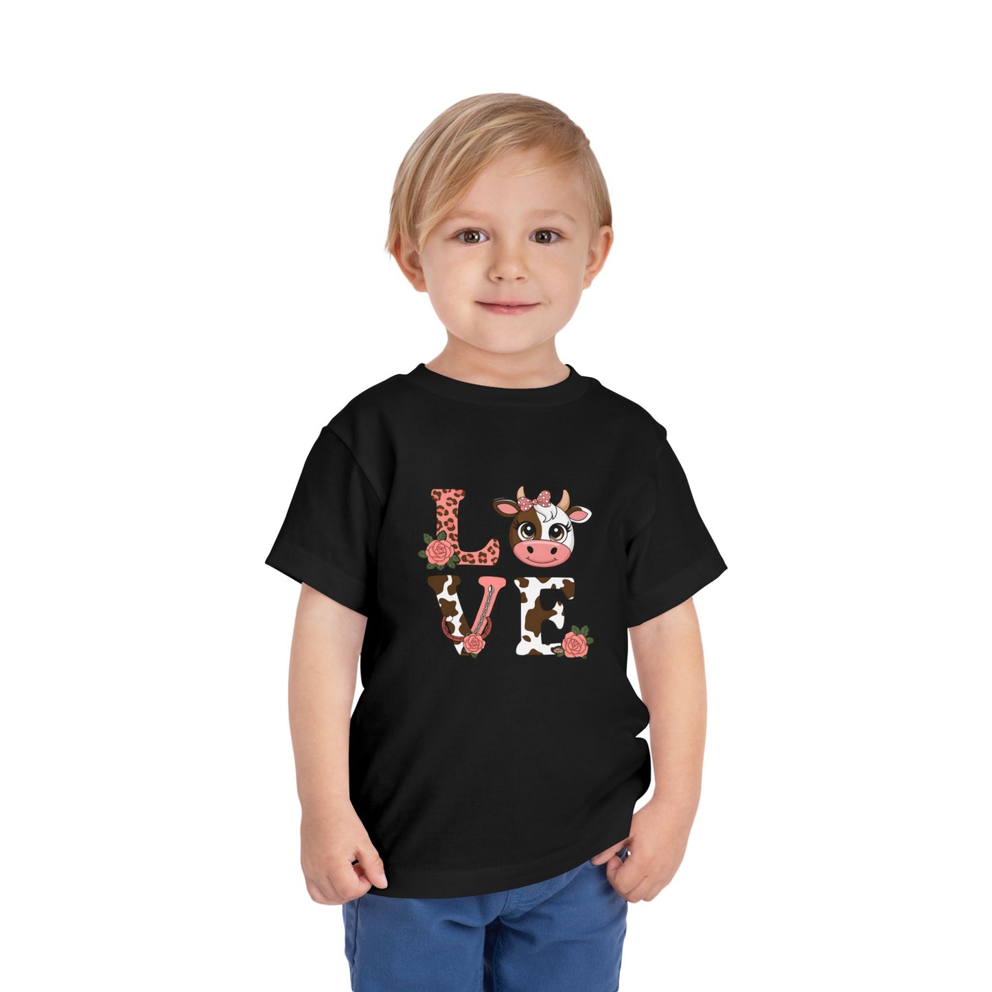Toddler Cow Valentine Tee
