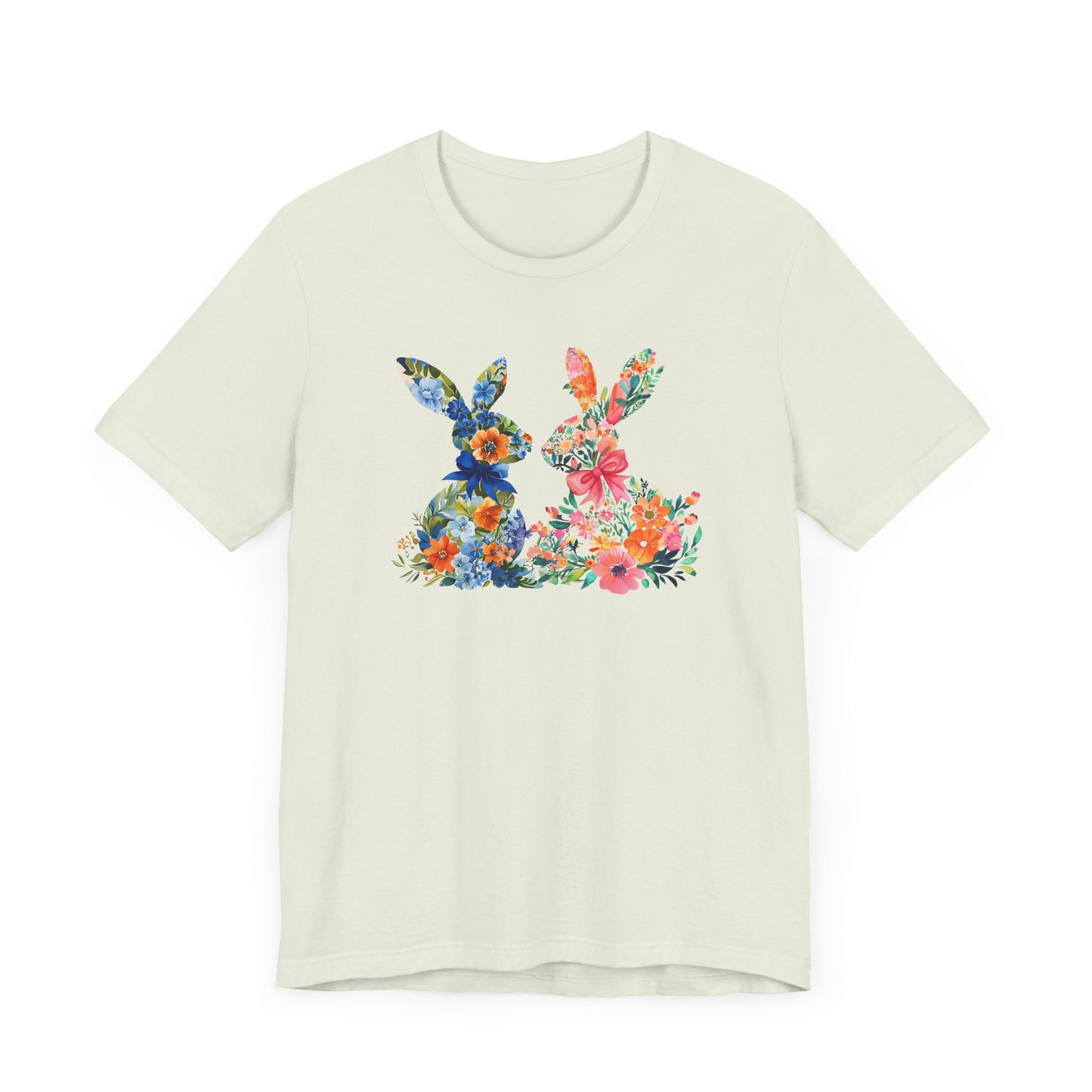 Pink and Blue Easter Bunny Tee