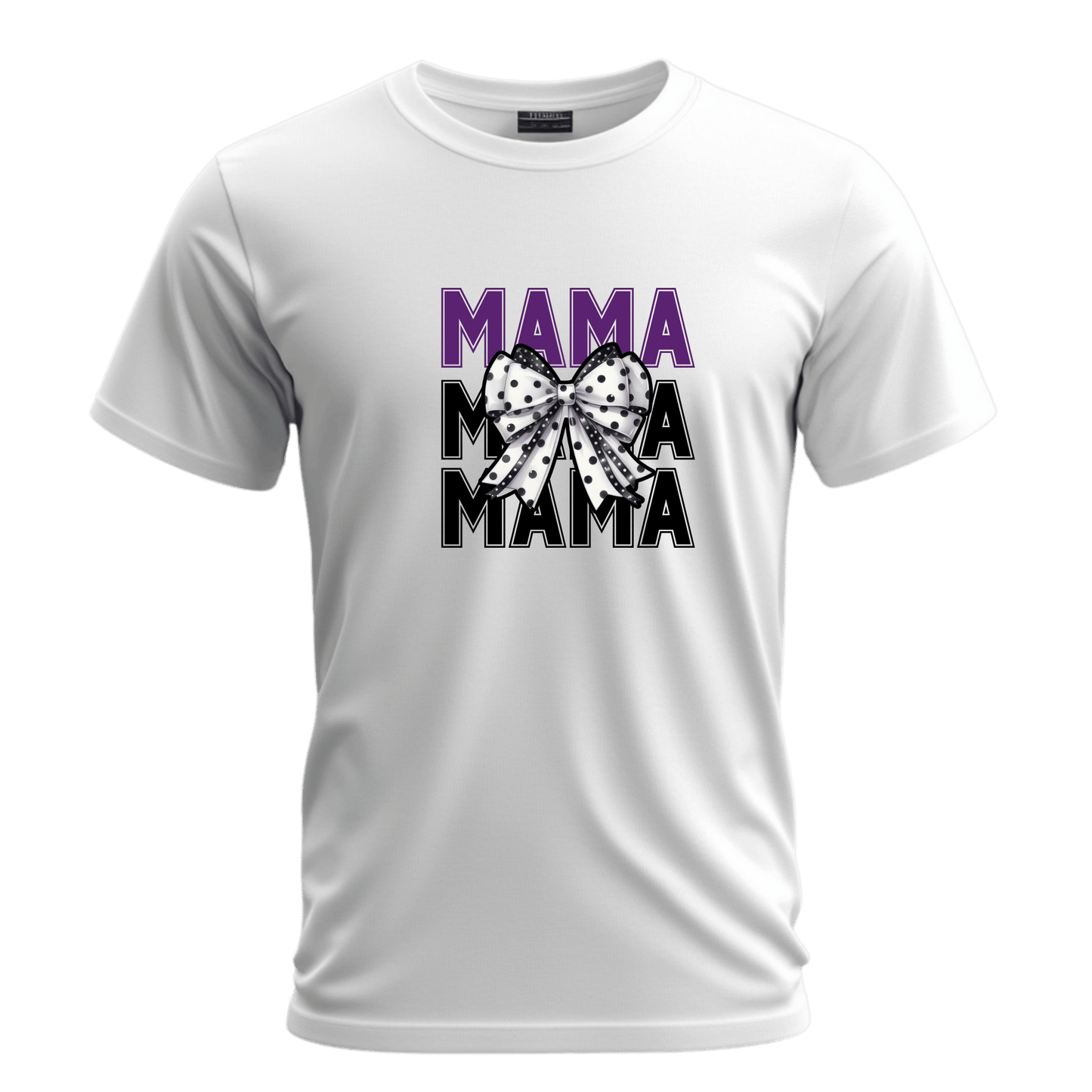 Mama Bow Graphic Tee - Perfect for Moms and Celebrations!