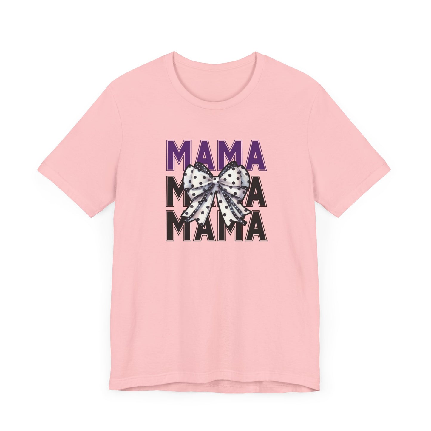 Mama Bow Graphic Tee - Perfect for Moms and Celebrations!