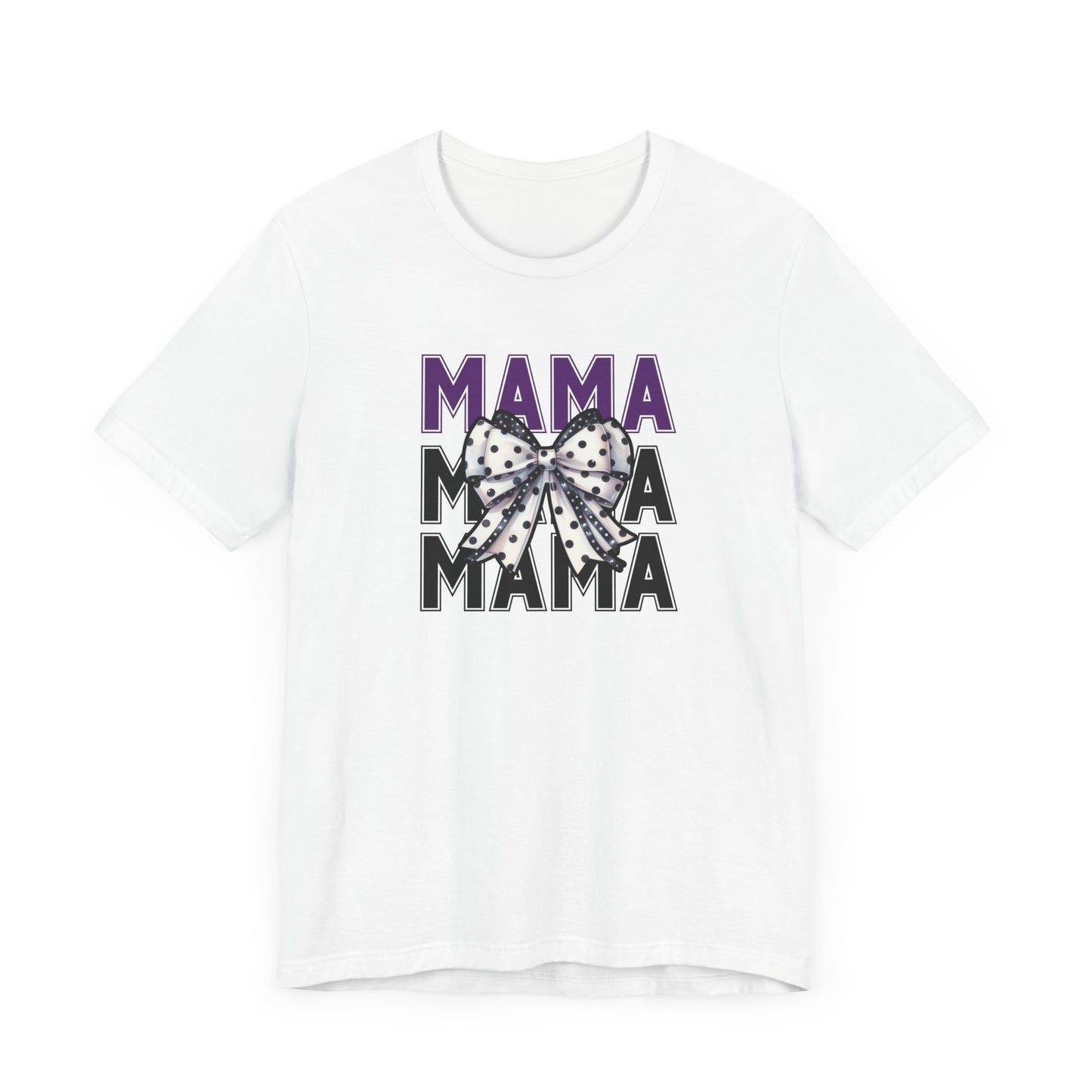 Mama Bow Graphic Tee - Perfect for Moms and Celebrations!