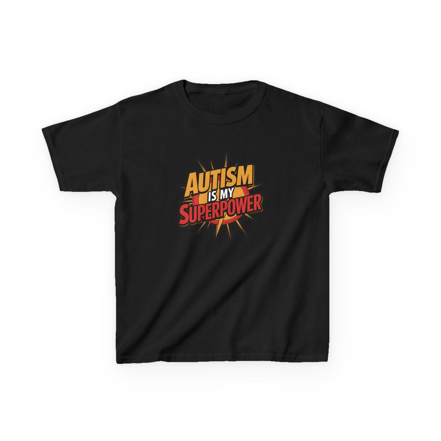 Autism Is My Superpower Kids Cotton Tee