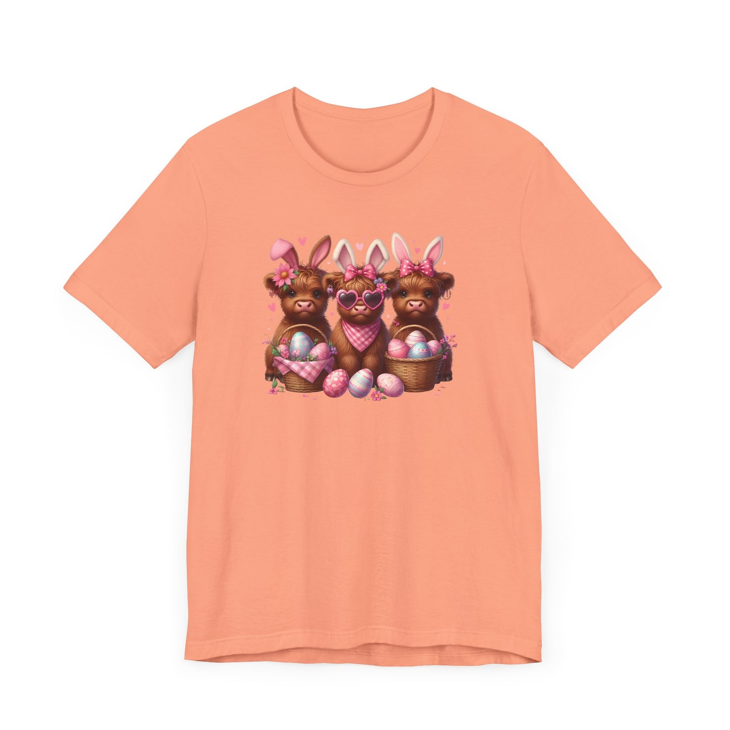 Easter Bunny Cow Unisex Tee