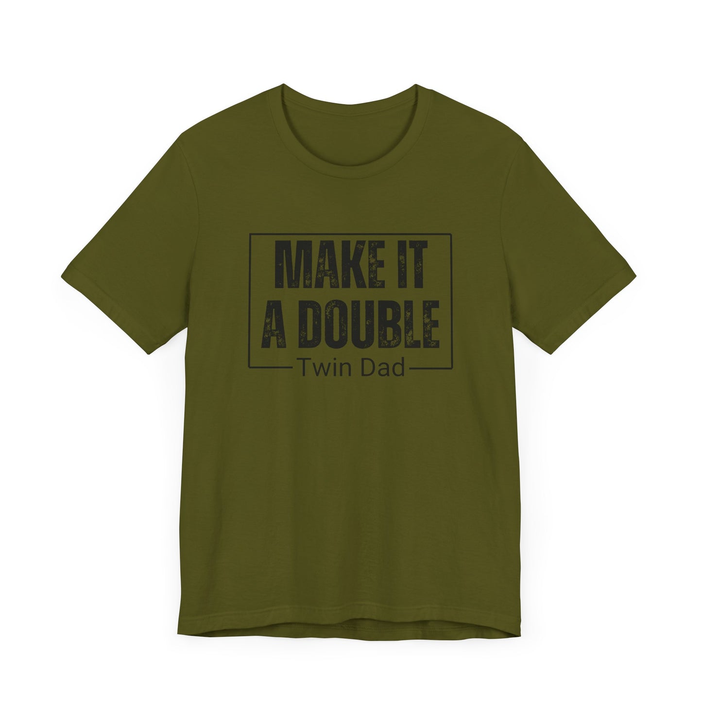 Make It a Double Twin Dad Tee, Funny Dad Shirt, Unisex Graphic Tee, Gift for Father's Day, Men's Casual Top, Dad Humor T-Shirt