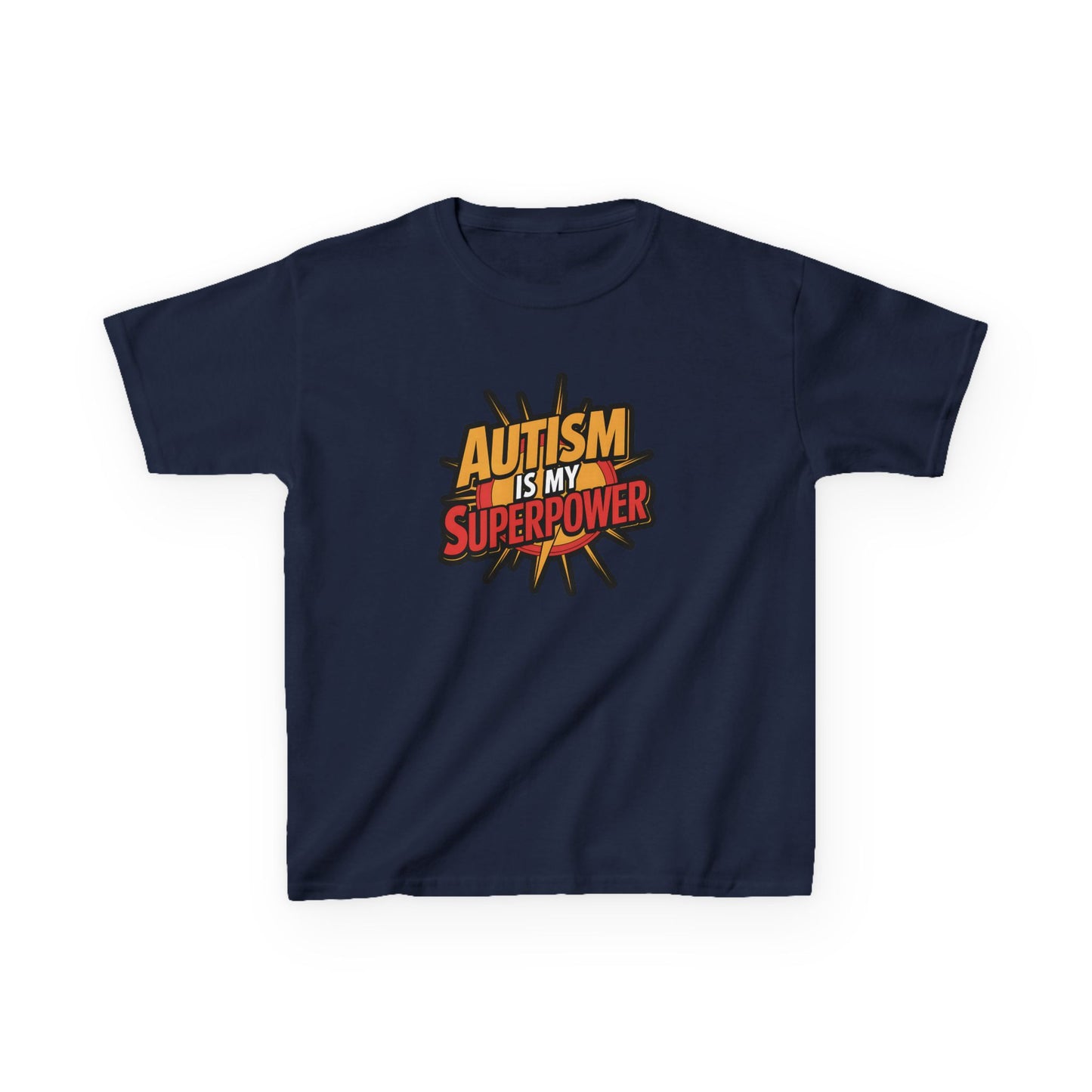 Autism Is My Superpower Kids Cotton Tee
