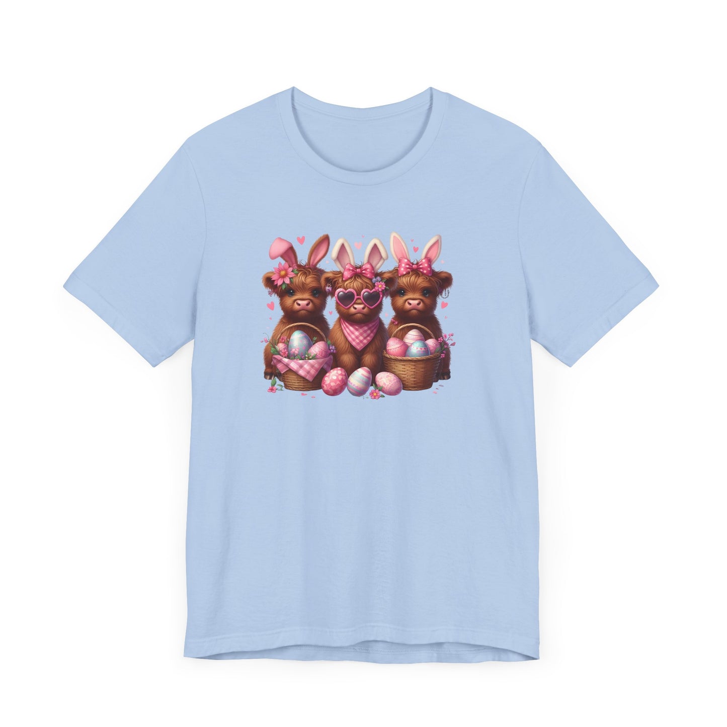 Easter Bunny Cow Unisex Tee