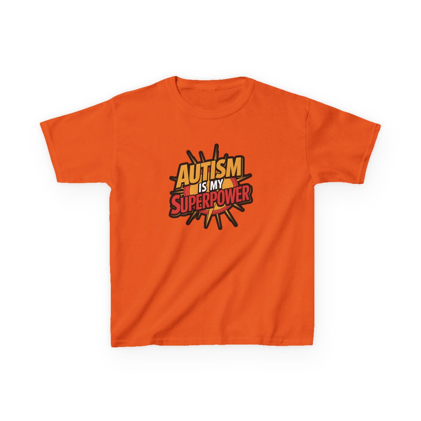 Autism Is My Superpower Kids Cotton Tee
