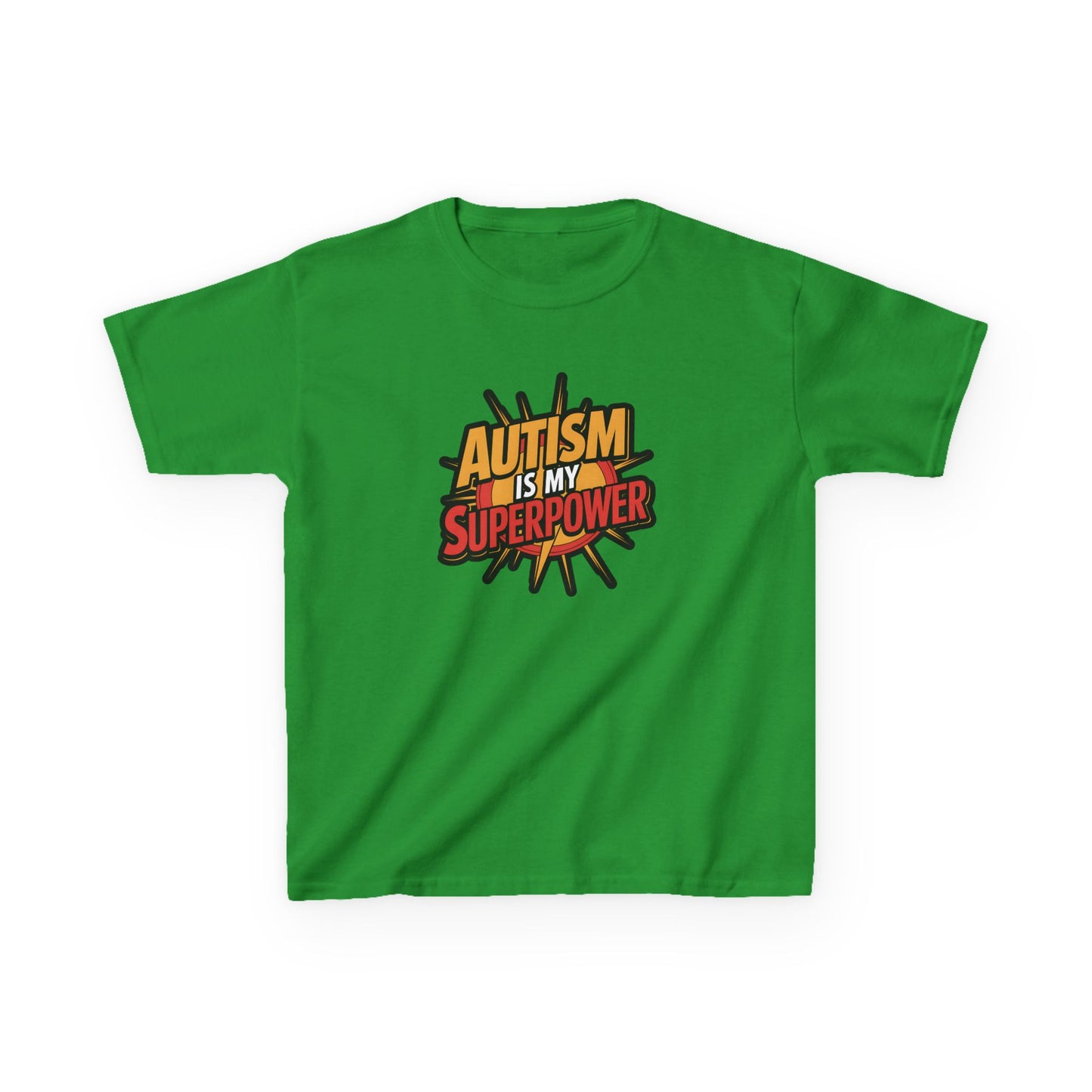 Autism Is My Superpower Kids Cotton Tee
