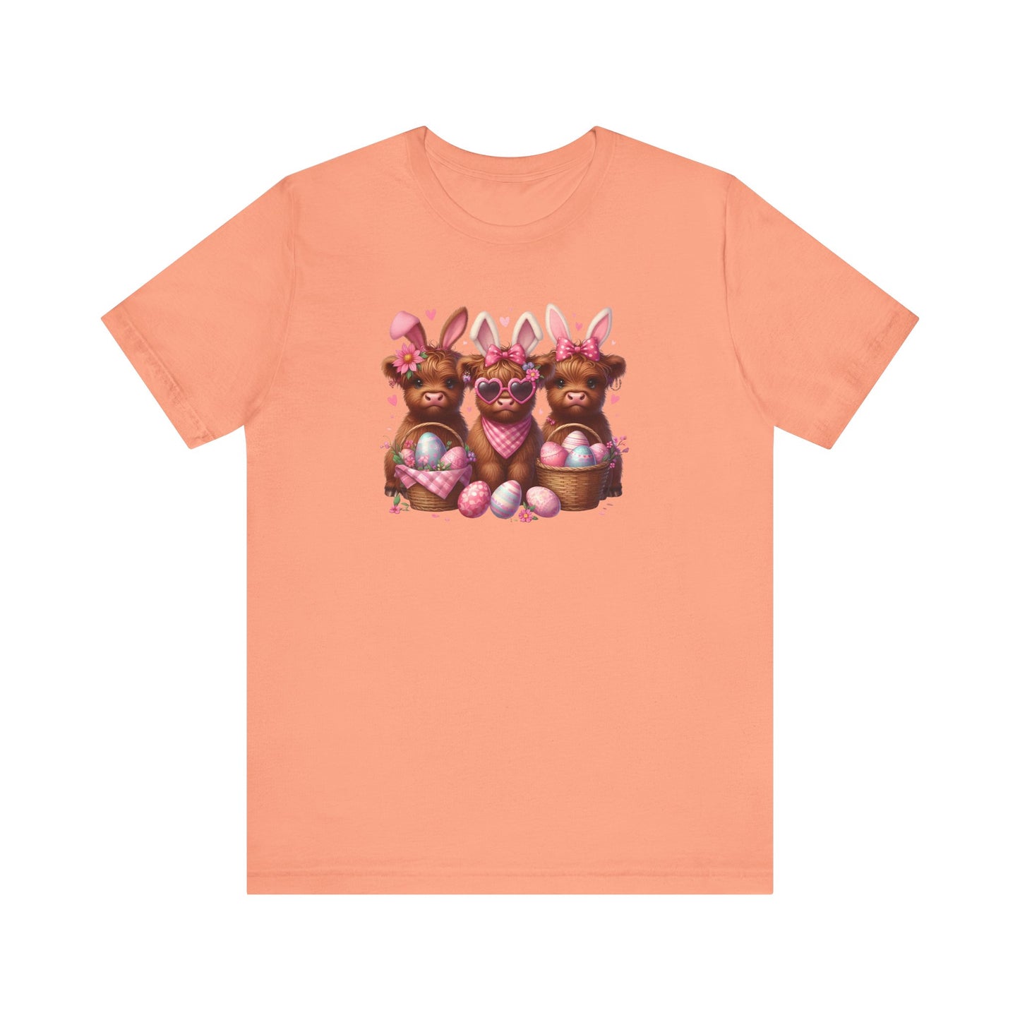 Easter Bunny Cow Unisex Tee