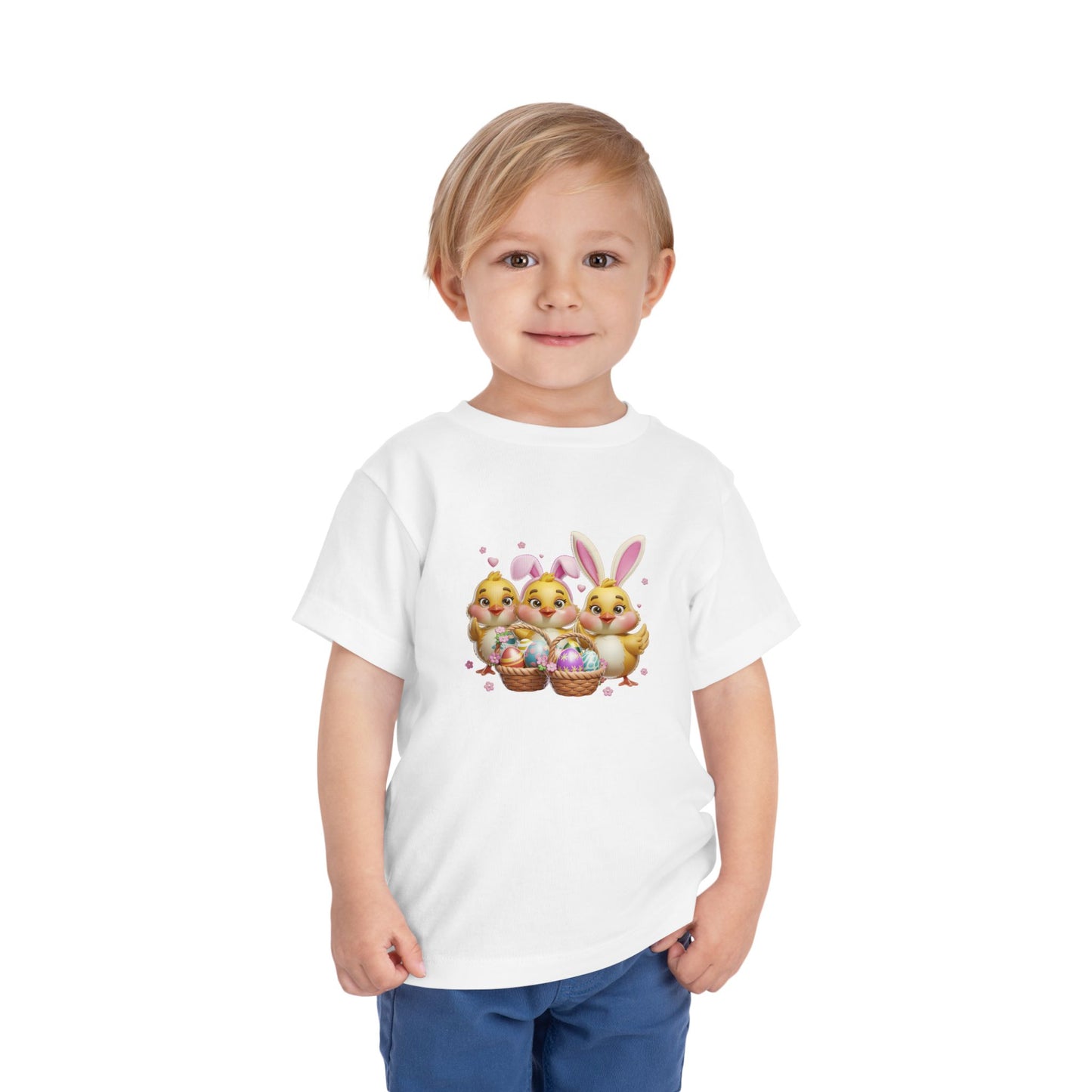 Toddler 3D Easter Chicks Tee