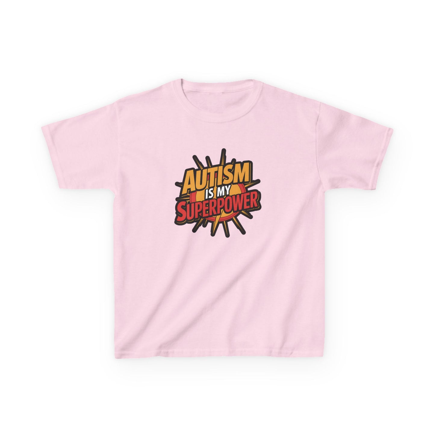 Autism Is My Superpower Kids Cotton Tee