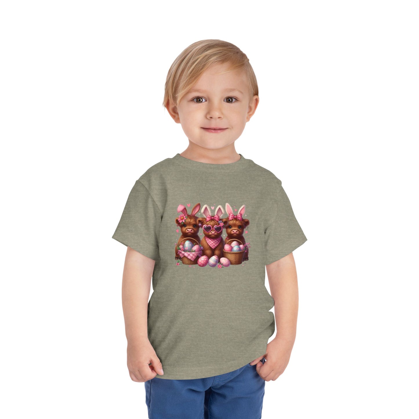 Toddler Easter Baby Cow Tee