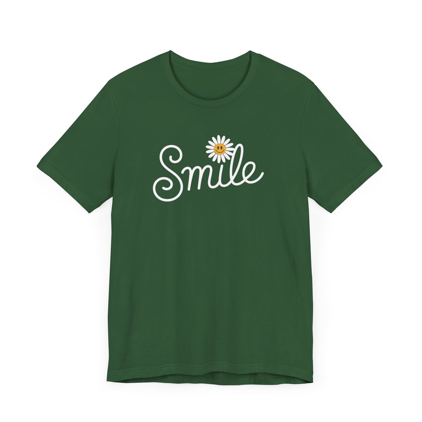 Smile Graphic Unisex Jersey Tee - Casual Comfort for All Occasions