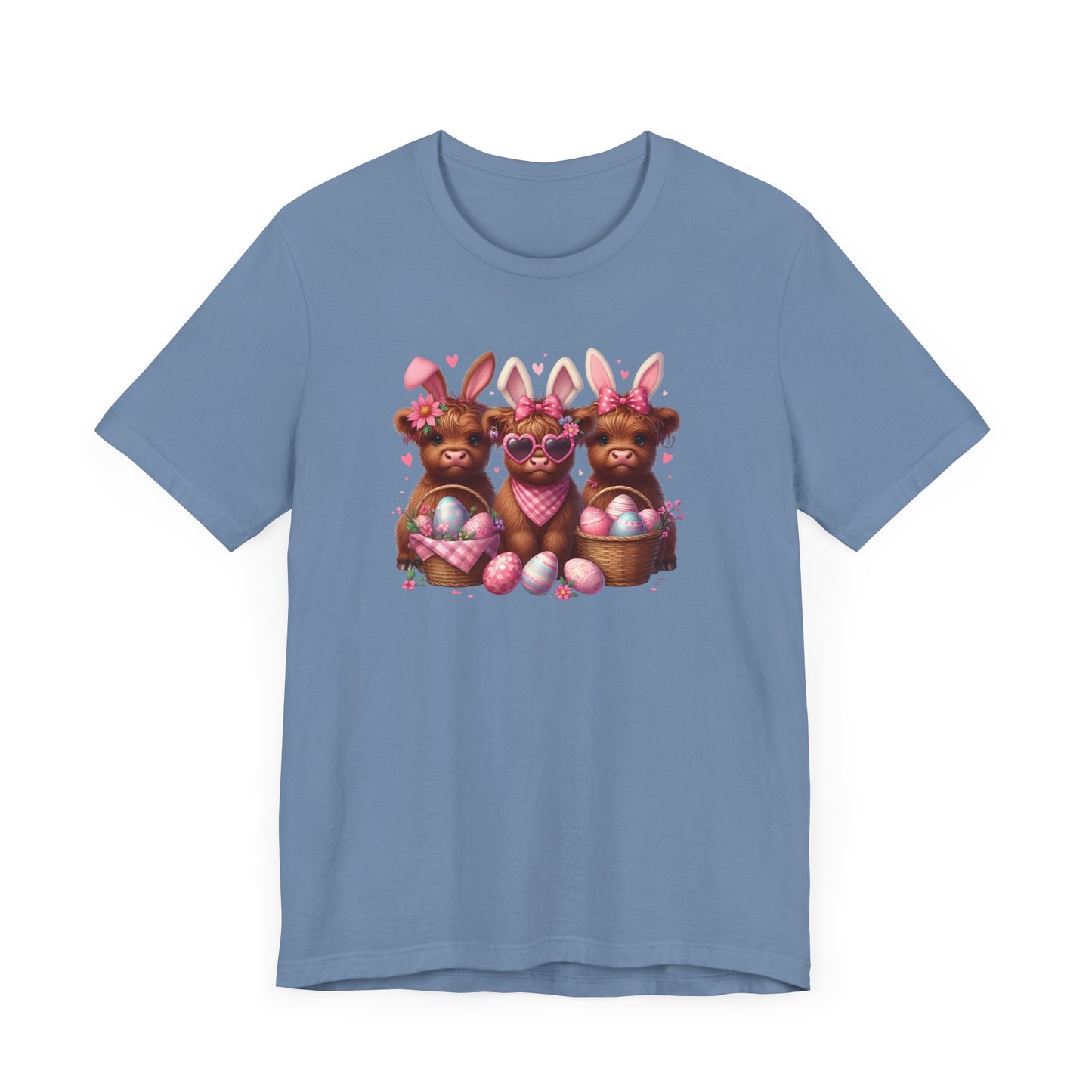 Easter Bunny Cow Unisex Tee