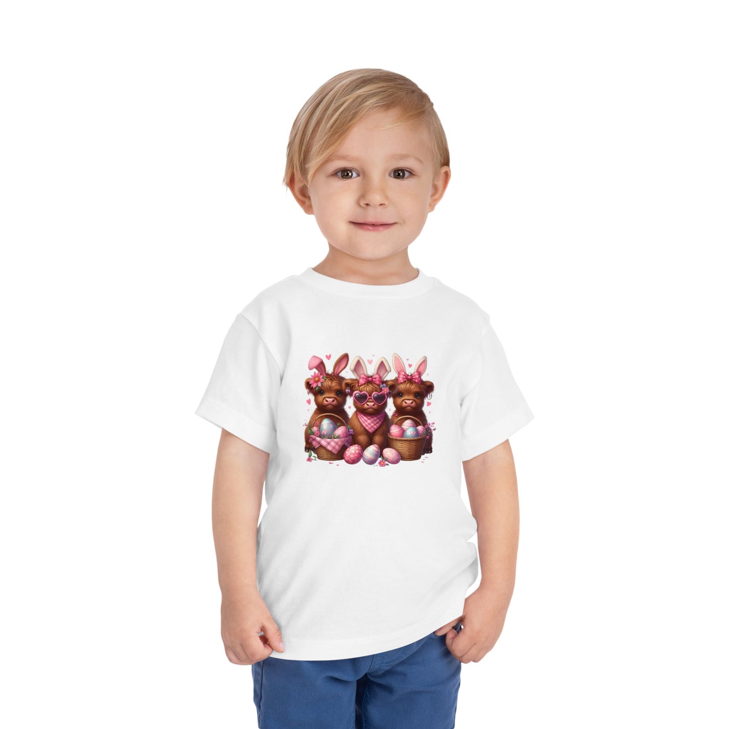 Toddler Easter Baby Cow Tee