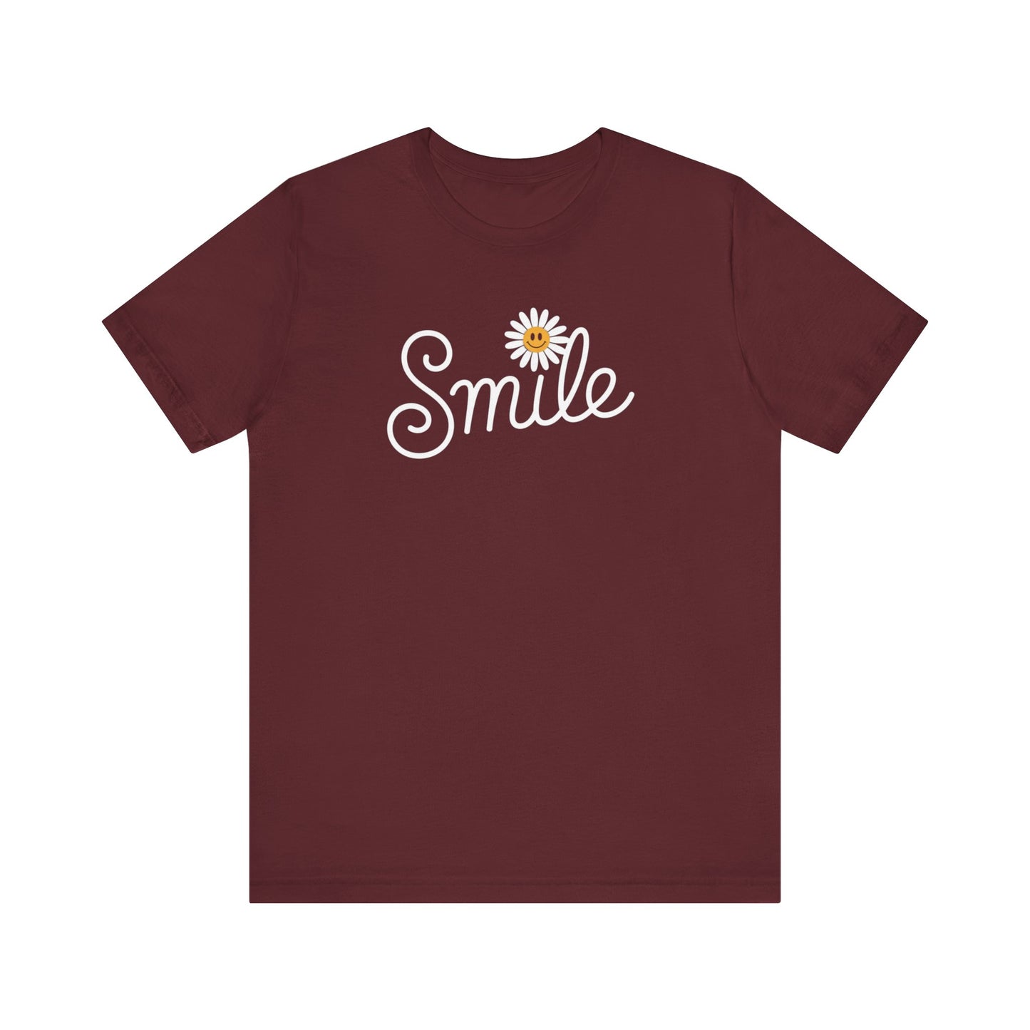 Smile Graphic Unisex Jersey Tee - Casual Comfort for All Occasions