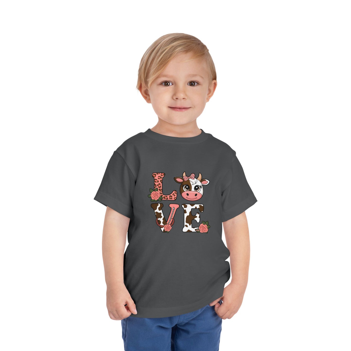 Toddler Cow Valentine Tee