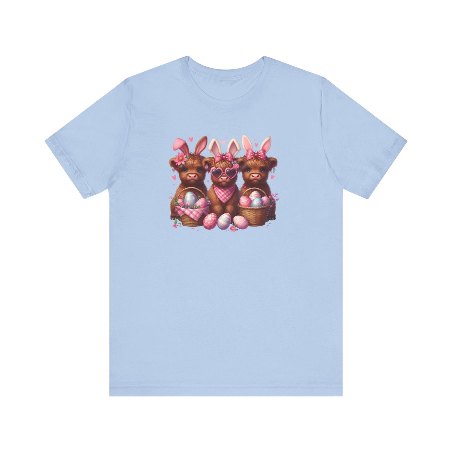Easter Bunny Cow Unisex Tee