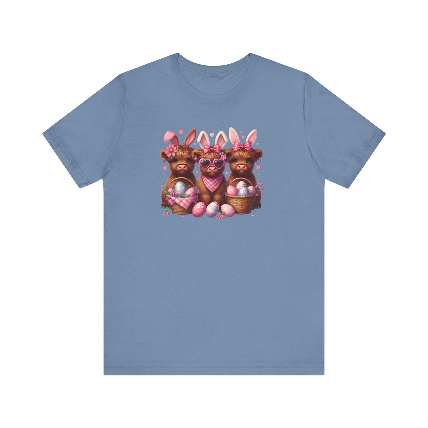 Easter Bunny Cow Unisex Tee
