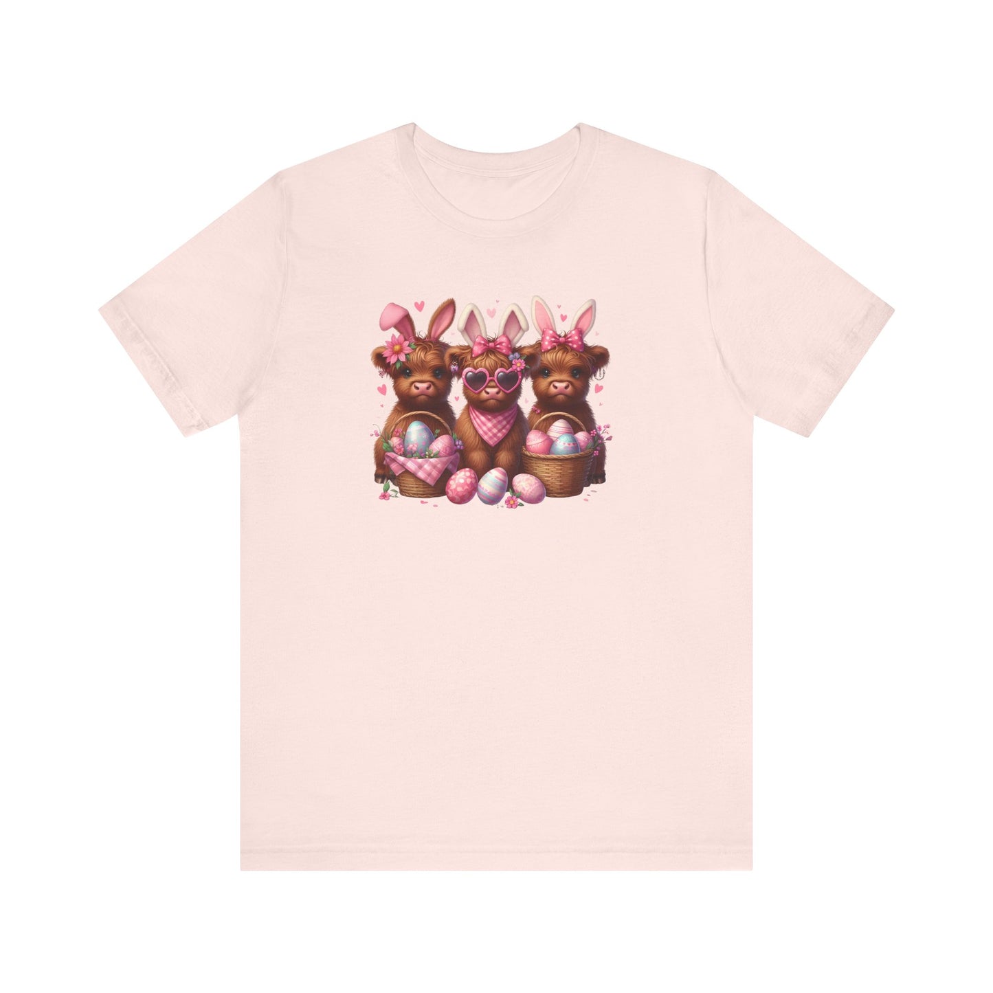 Easter Bunny Cow Unisex Tee