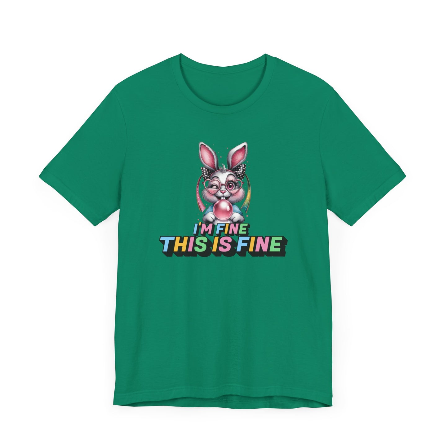 Playful Bunny Graphic Tee - Fun, Casual Style for Everyday Wear, Perfect for Spring, Easter, Animal Lovers, Gifts