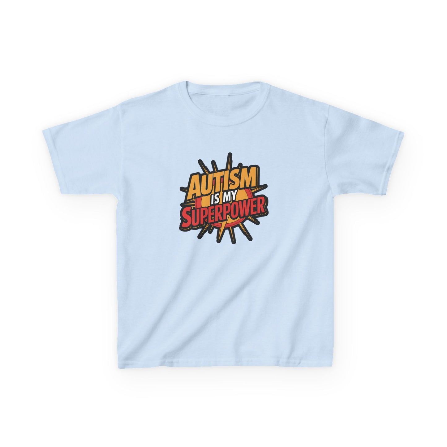 Autism Is My Superpower Kids Cotton Tee