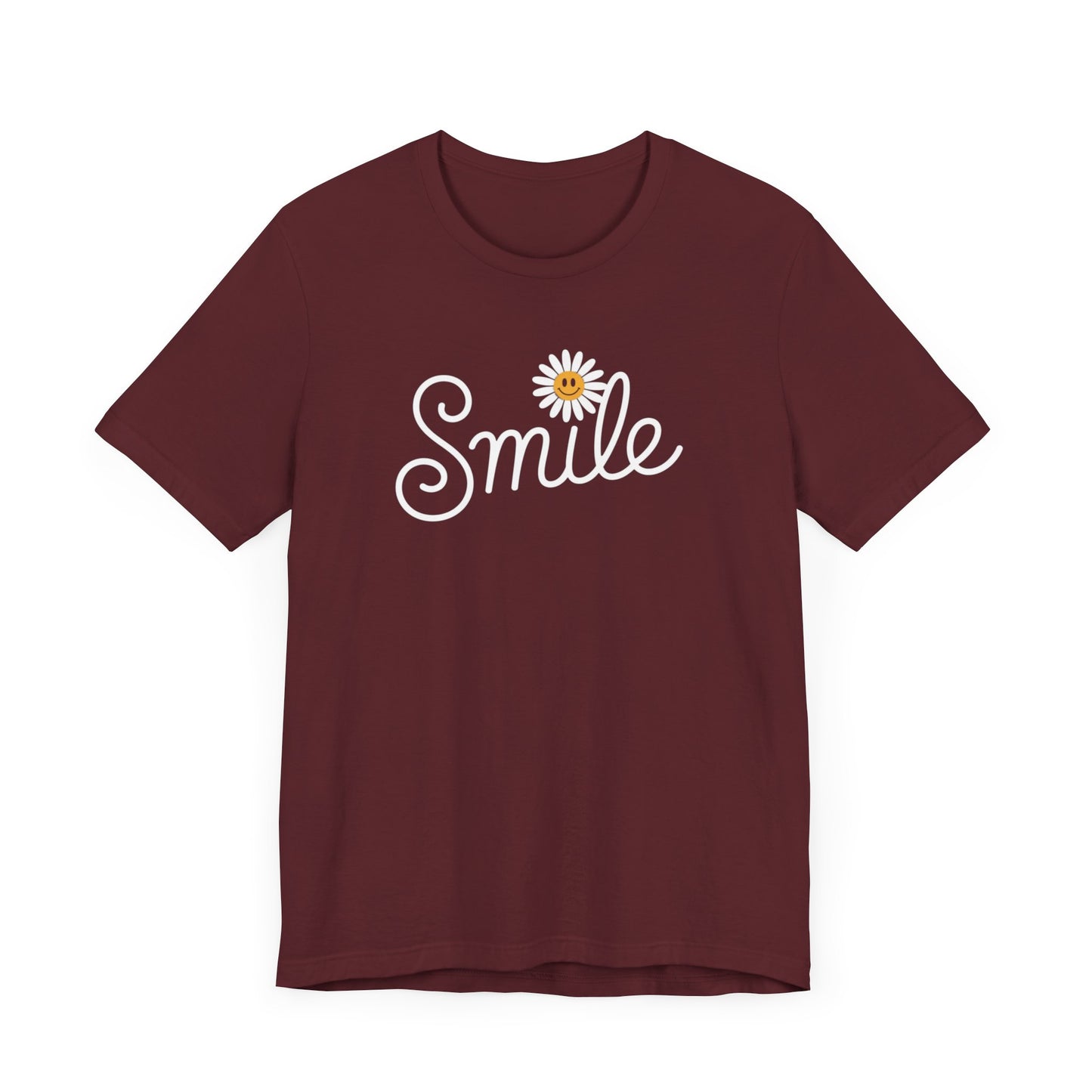 Smile Graphic Unisex Jersey Tee - Casual Comfort for All Occasions