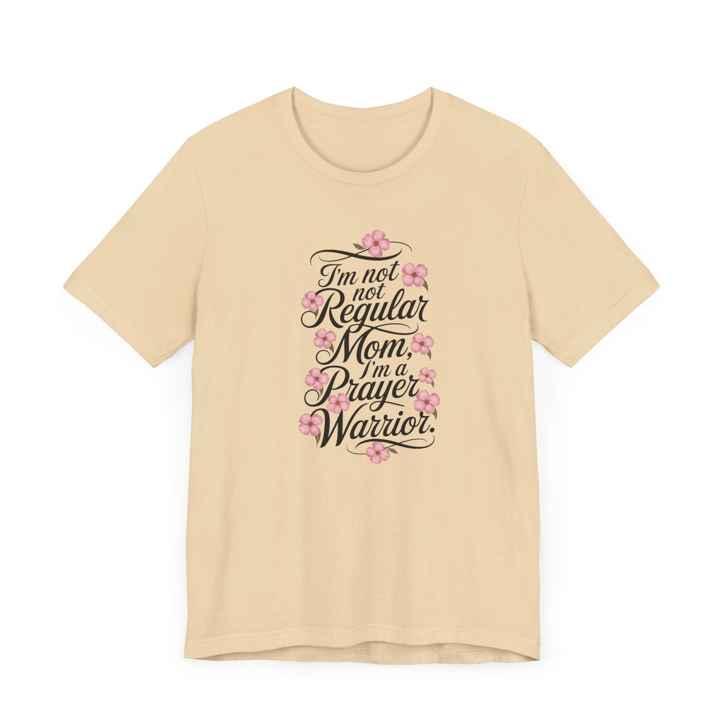 Prayer Warrior T-Shirt, Comfortable Tee for Moms, Spiritual Gift, Mother's Day, Encouragement Shirt, Faith-Based Apparel, Relaxed Fit Tee