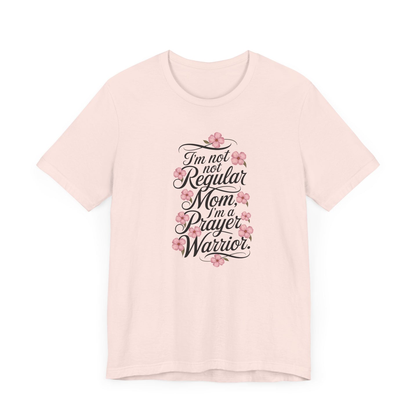 Prayer Warrior T-Shirt, Comfortable Tee for Moms, Spiritual Gift, Mother's Day, Encouragement Shirt, Faith-Based Apparel, Relaxed Fit Tee