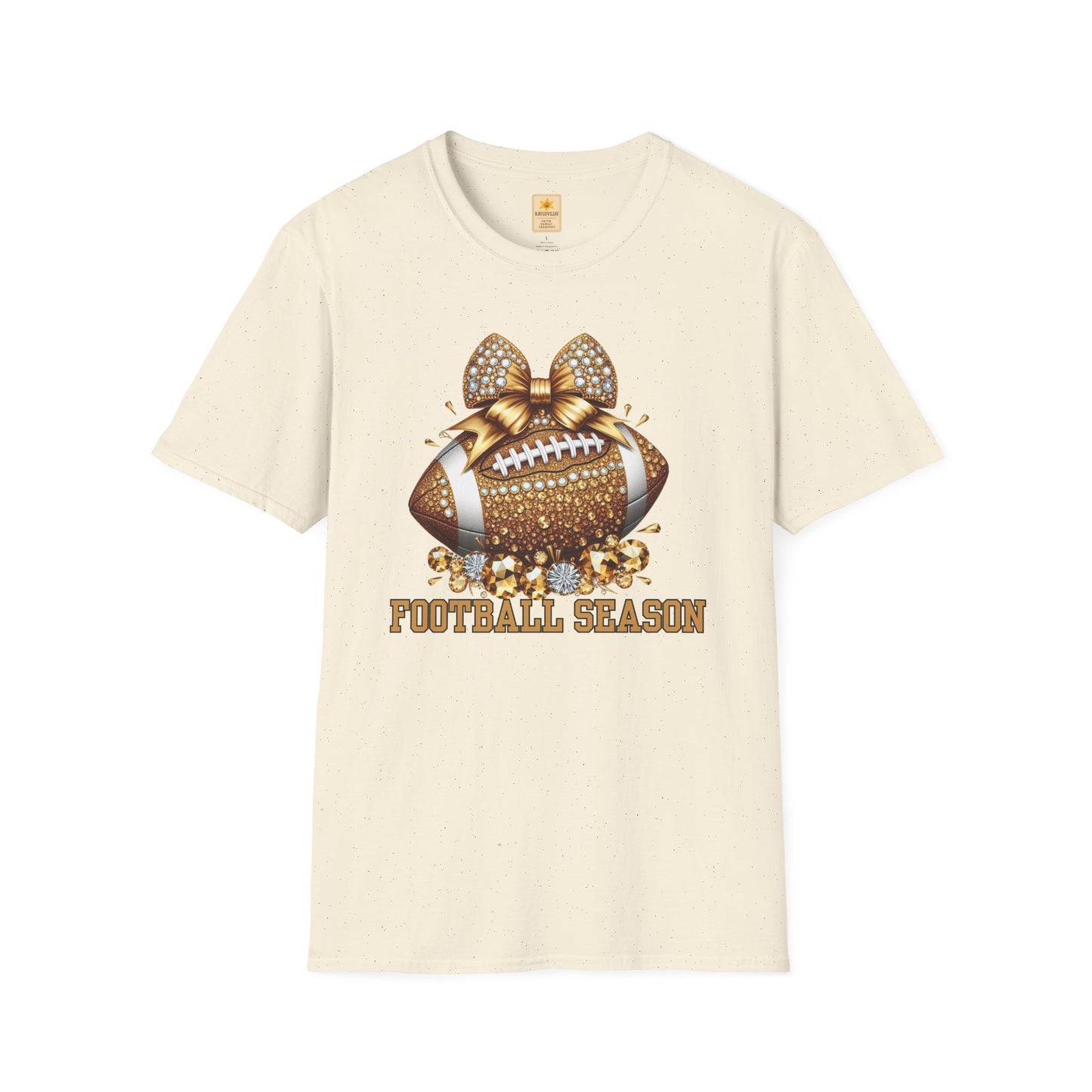 Football Season Glitter T-Shirt