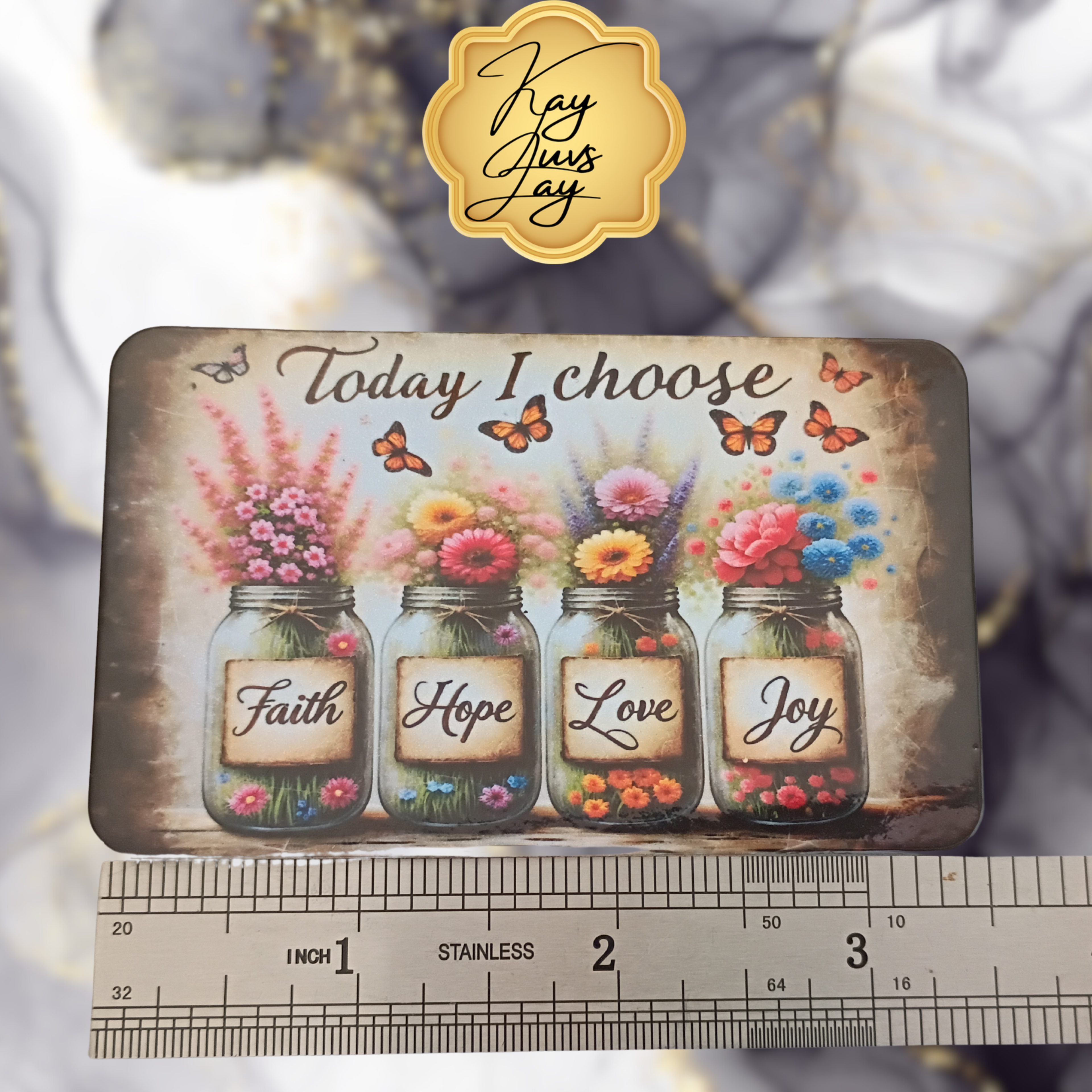 Today I Choose Sublimated Fridge Magnet – Decorative Kitchen Magnet