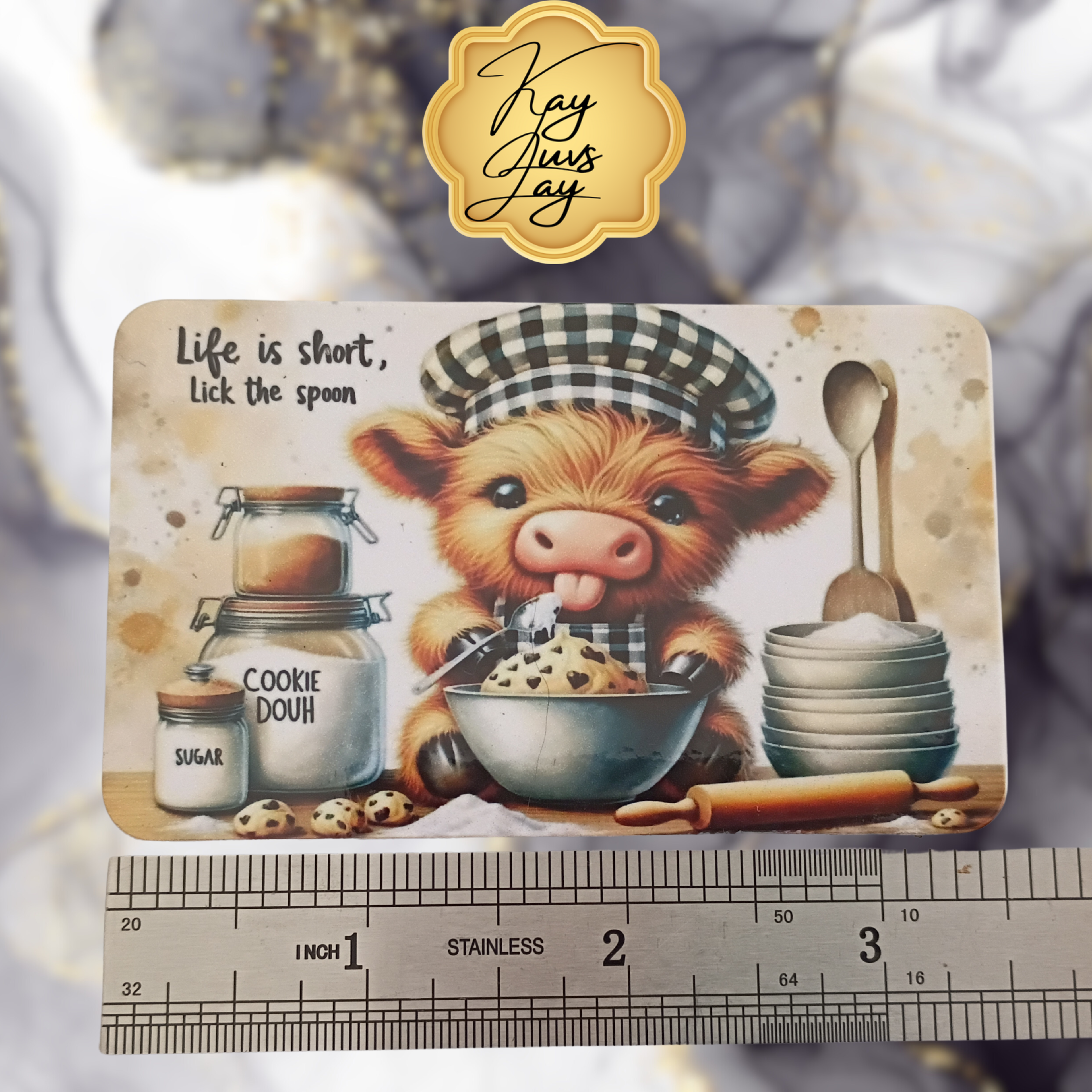 Kitchen Cow Sublimated Fridge Magnet – Decorative Kitchen Magnet
