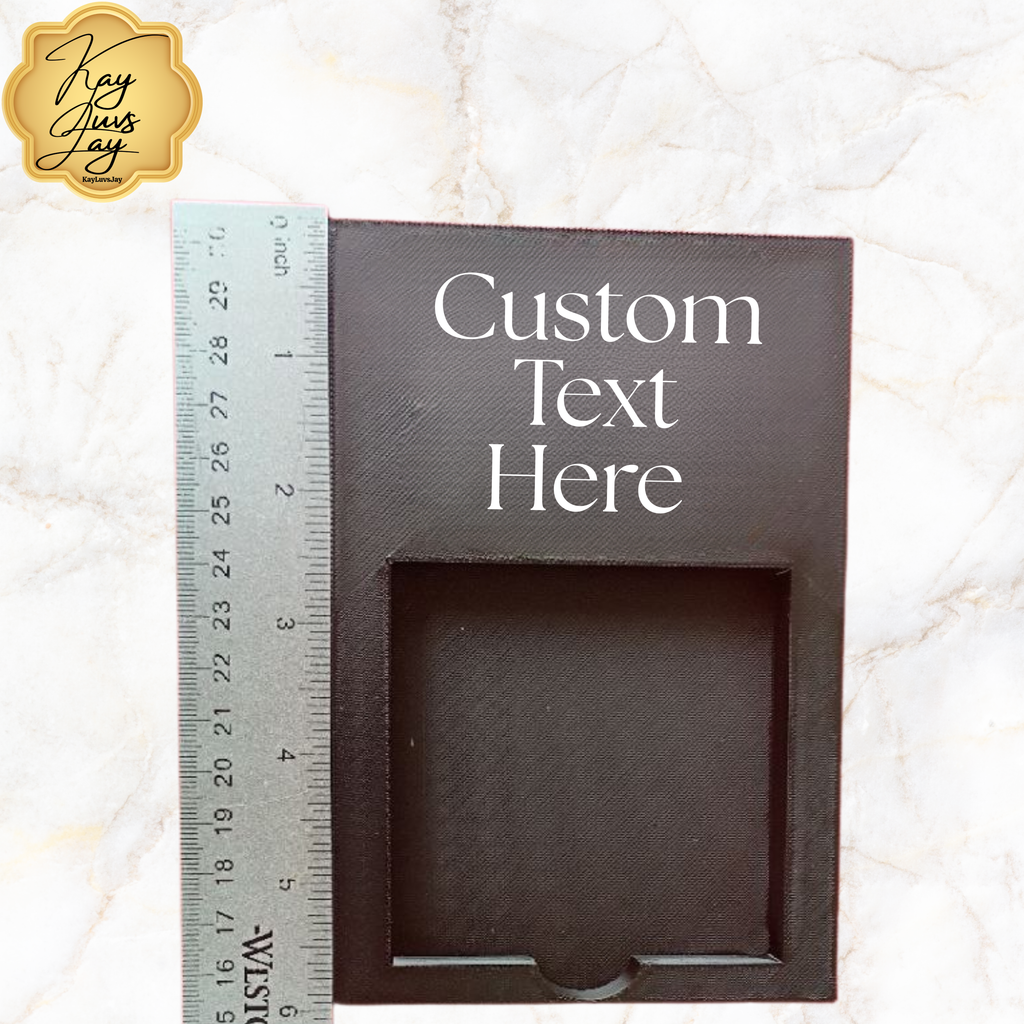 Custom Sticky Note Holder - Personalized Desk Organizer for Office, Teacher, Home Workspace