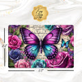 Purple Butterfly Sublimated Fridge Magnet – Decorative Kitchen Magnet