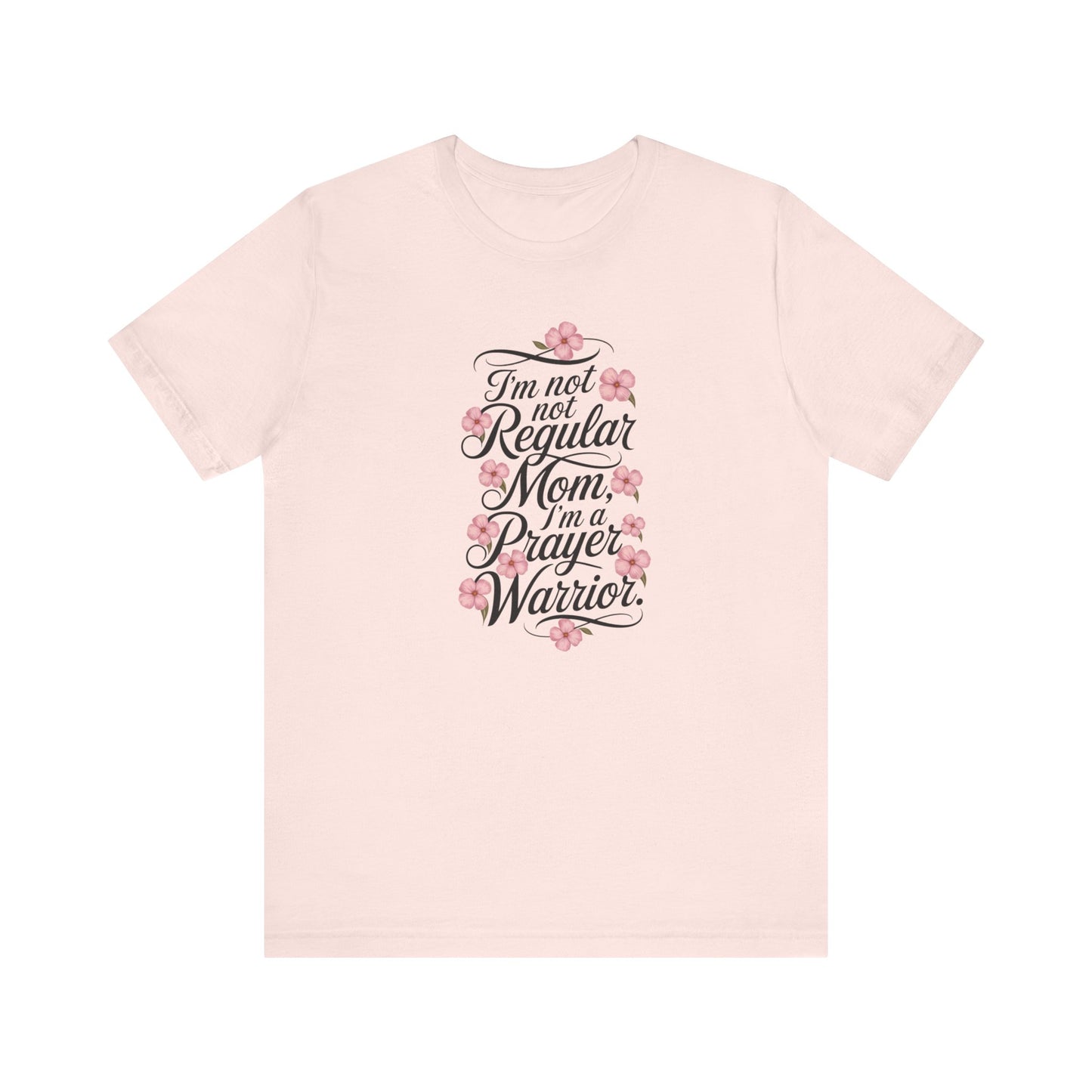 Prayer Warrior T-Shirt, Comfortable Tee for Moms, Spiritual Gift, Mother's Day, Encouragement Shirt, Faith-Based Apparel, Relaxed Fit Tee