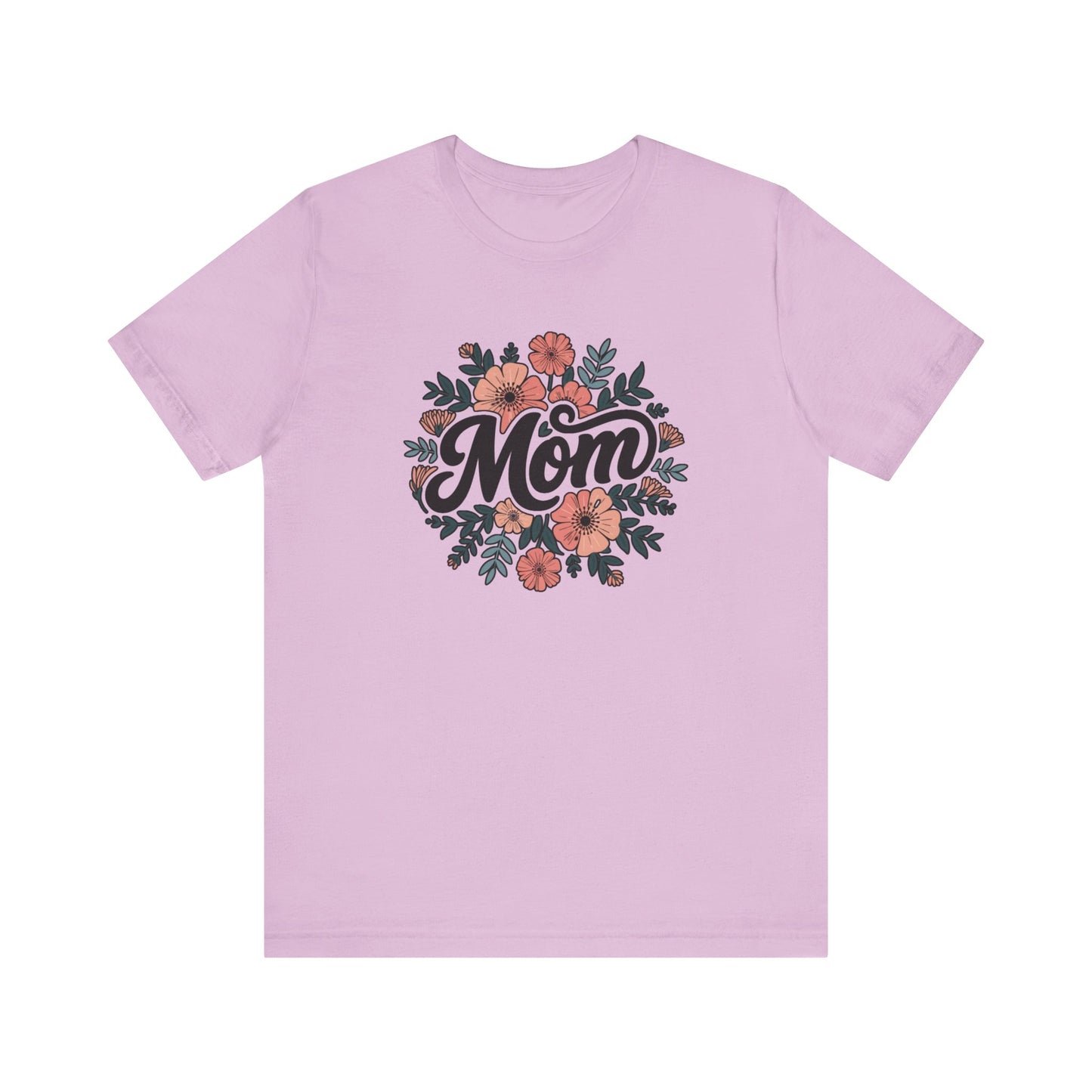 Floral Mom Tee, Gift for Mothers Day, Birthday Gift for Mom, Unisex Shirt, Cute Mom T-Shirt, Casual Wear