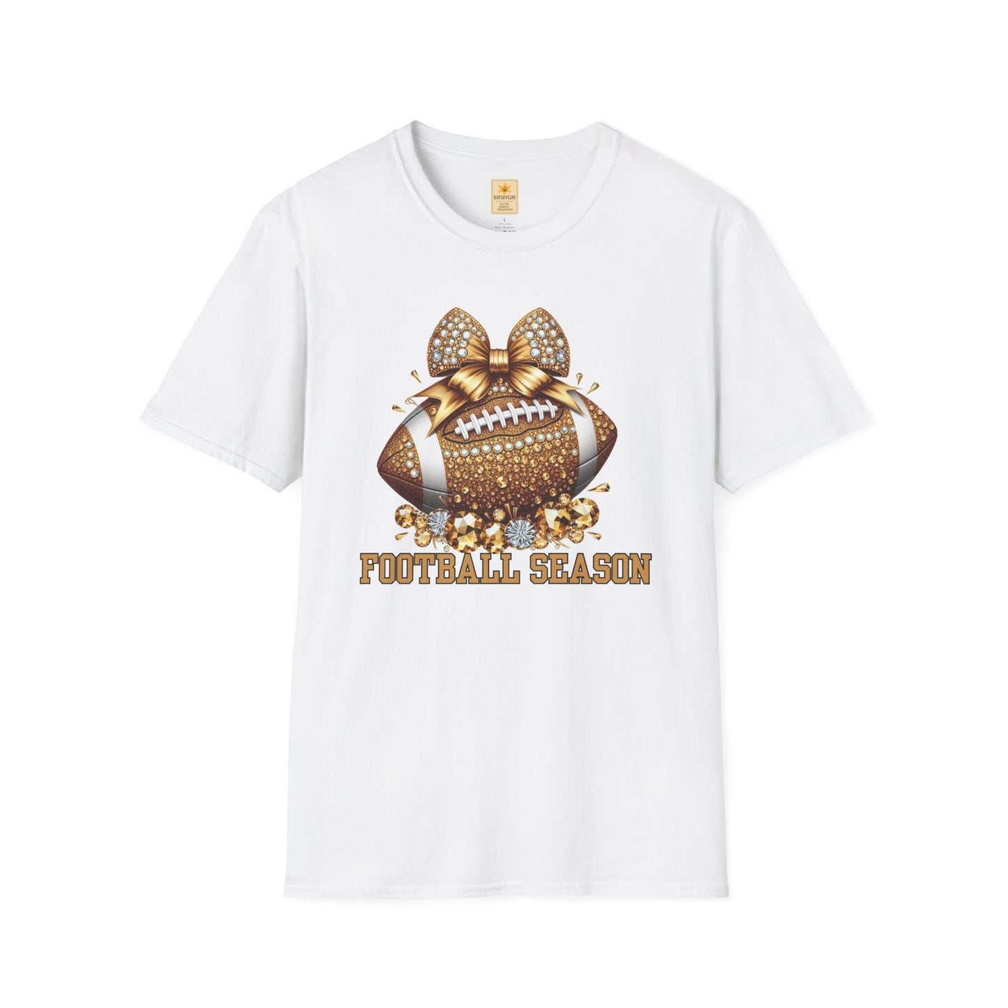 Football Season Glitter T-Shirt