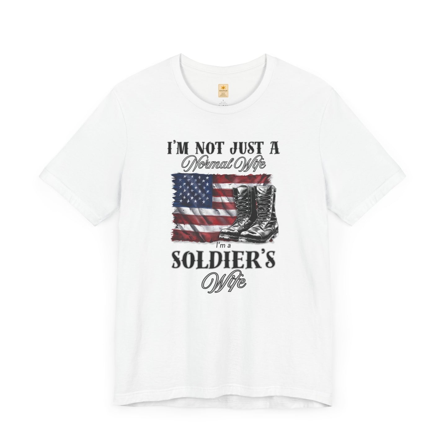 Patriotic Soldier's Wife Tee - Short Sleeve T-Shirt